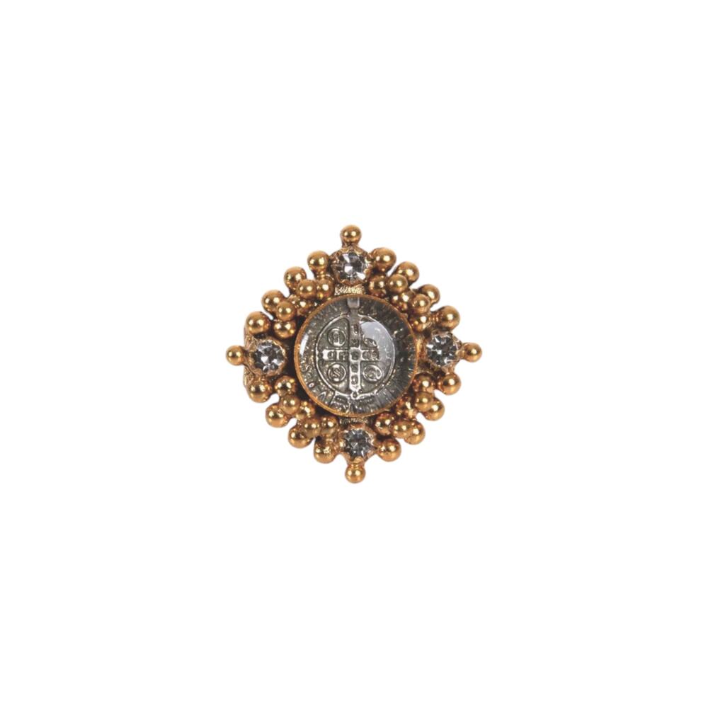VIRGINS SAINTS & ANGELS VSA Petite Cloister San Benito Ring Gold Size 6